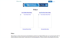 Desktop Screenshot of poker.3dup.net