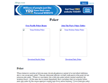 Tablet Screenshot of poker.3dup.net